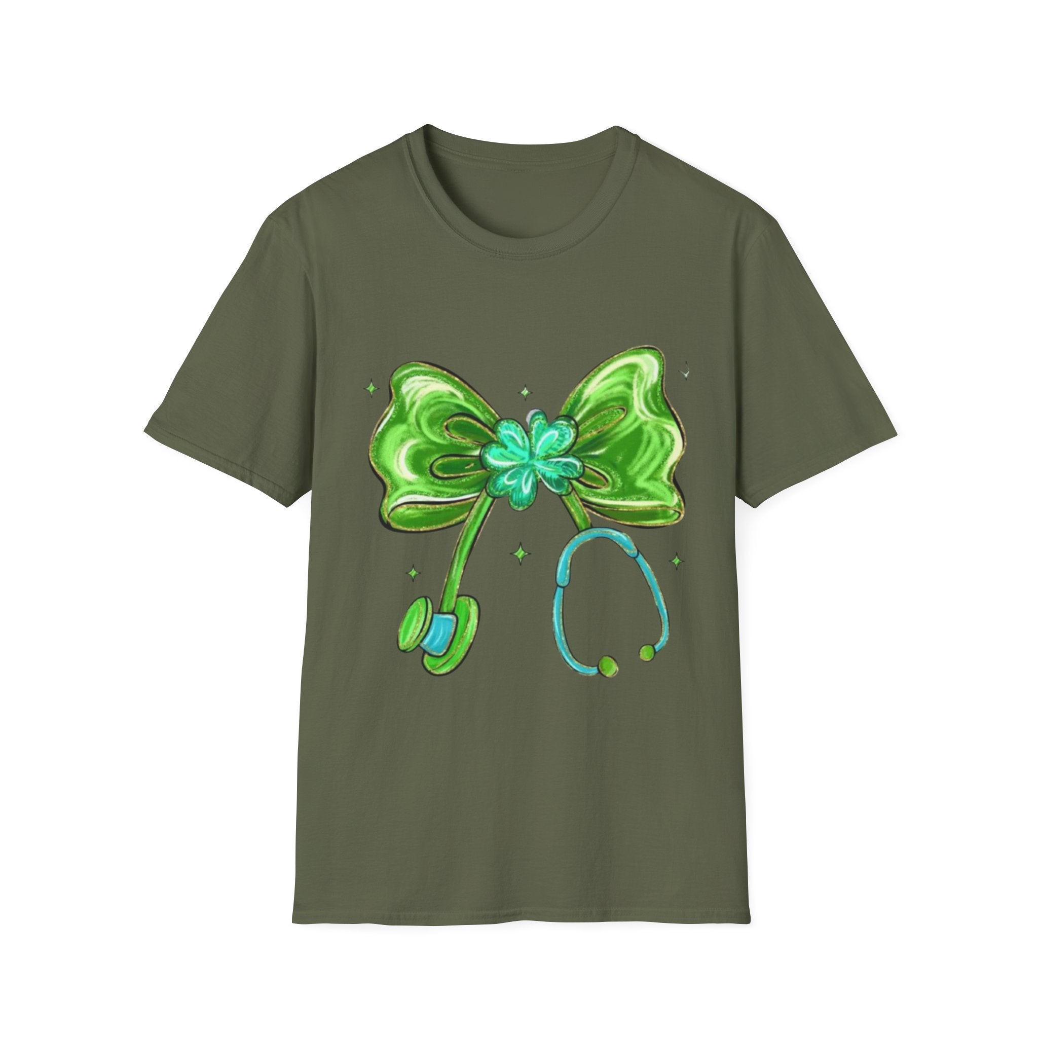 Nurse Shamrock Cotton Tee