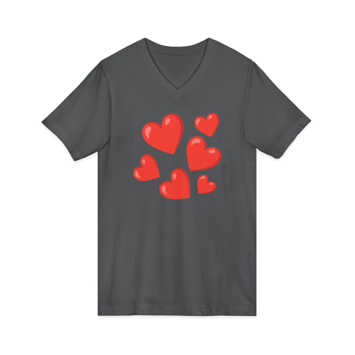Unisex Jersey Short Sleeve V-Neck Tee