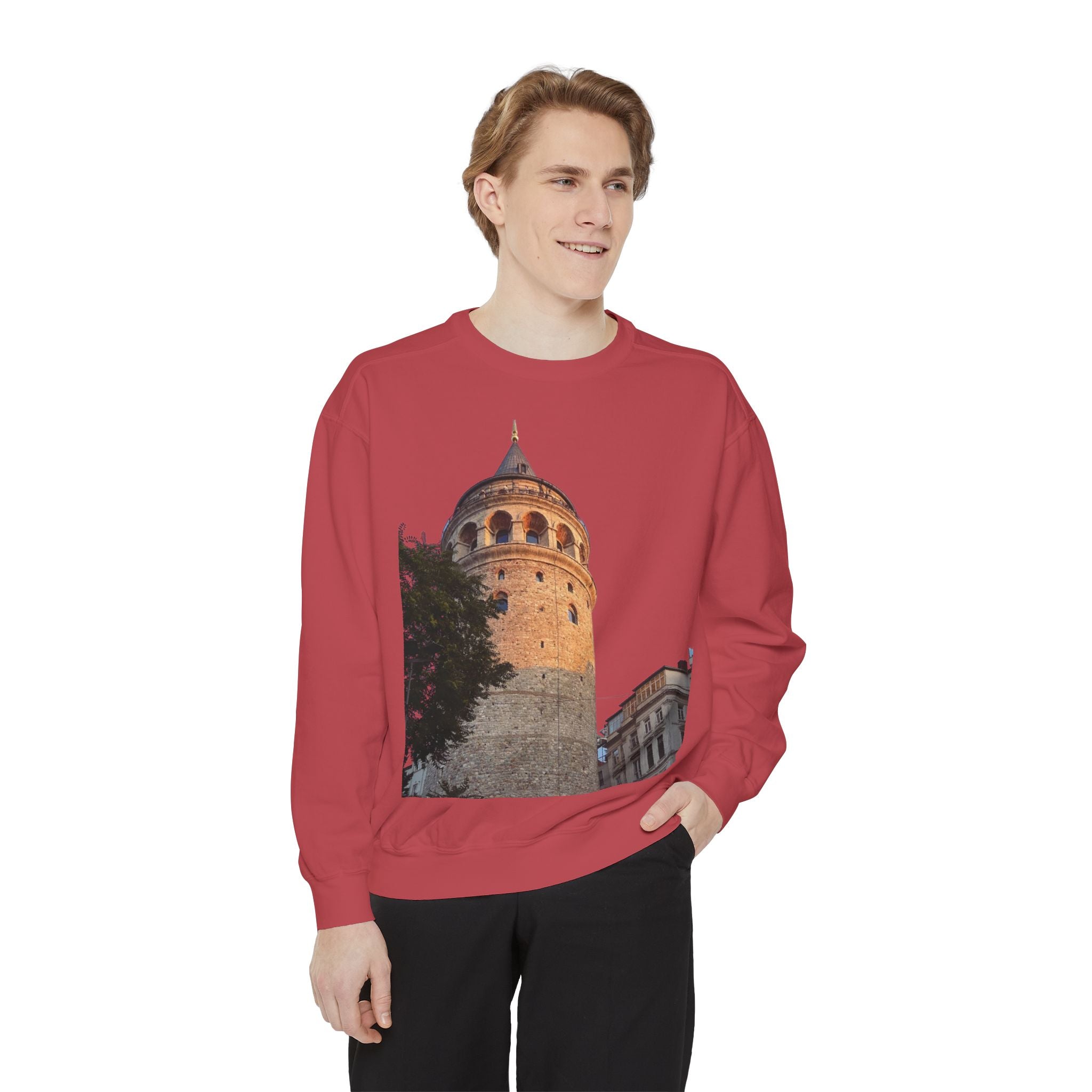 Garment-Dyed Cotton Sweatshirt