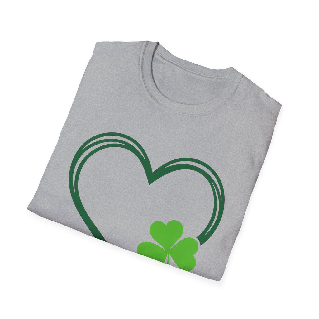 Soft Cotton Shamrock Heart Tee