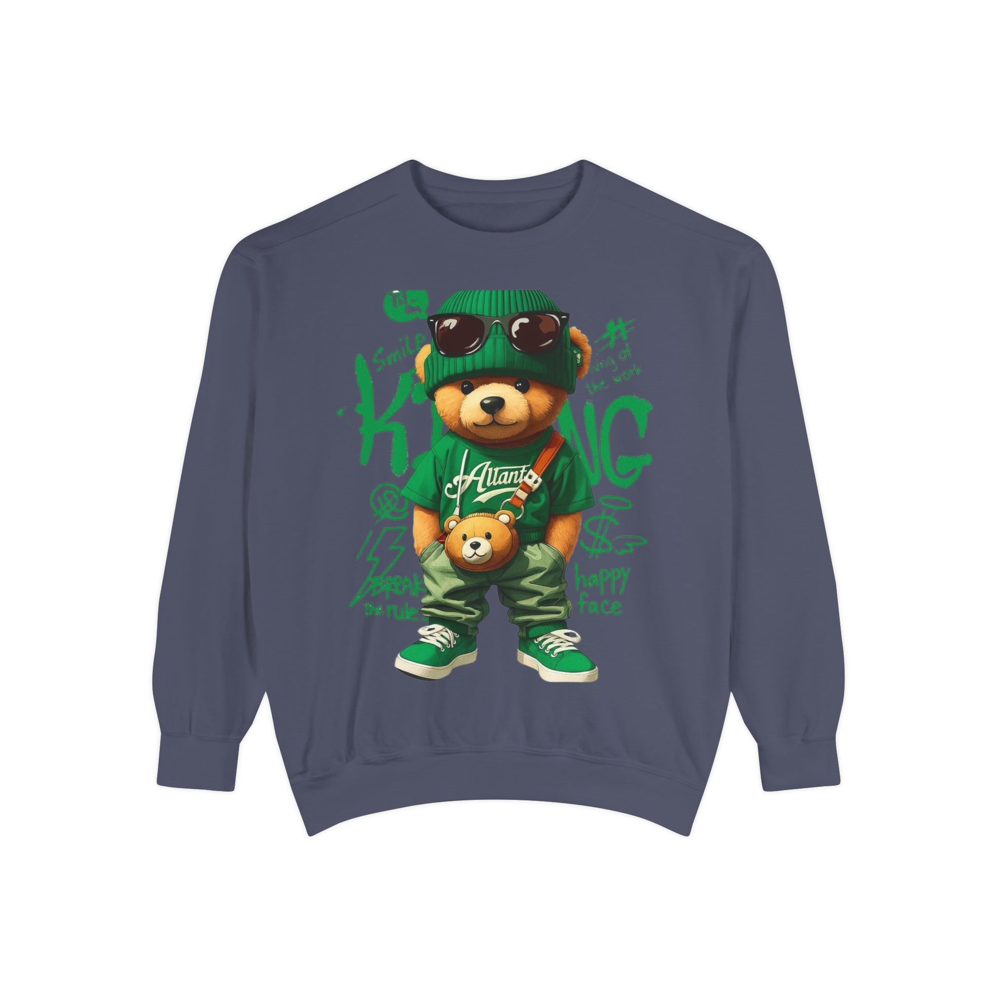 Bear Graphic Cotton Sweatshirt