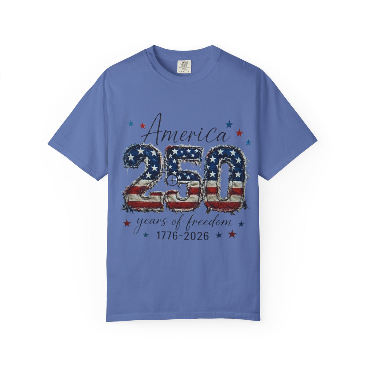 America 250 T-Shirt — 1776–2026 Stars & Stripes Patriotic Tee