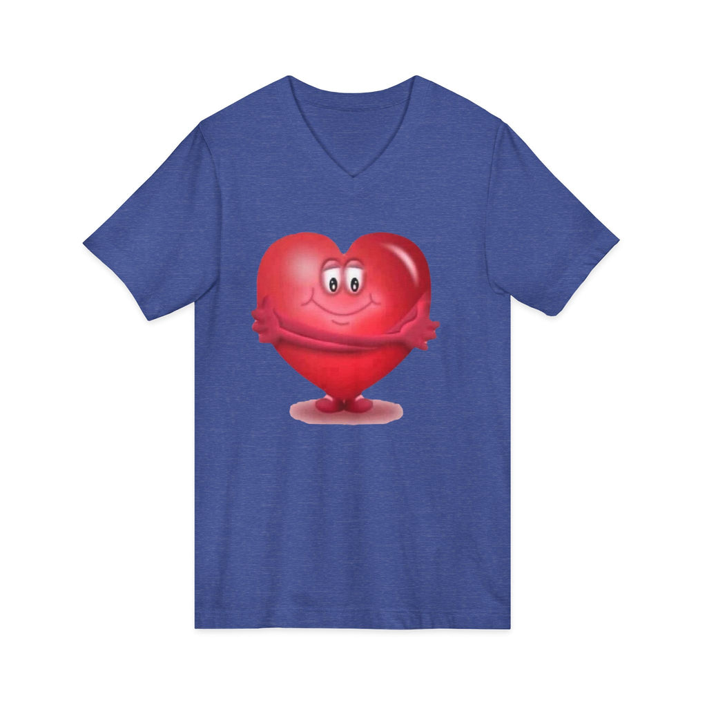 Unisex Jersey Short Sleeve V-Neck Tee