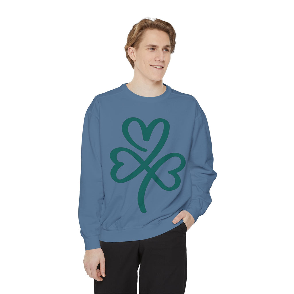 Heart Clover Cotton Sweatshirt