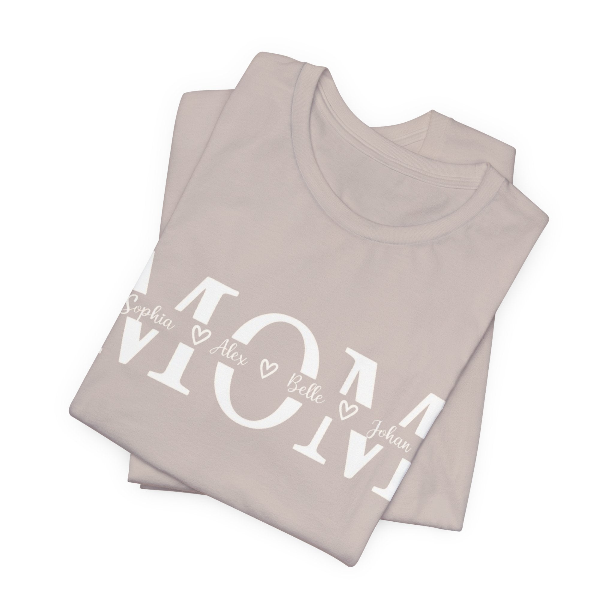 Soft Cotton Mom Heart Tee