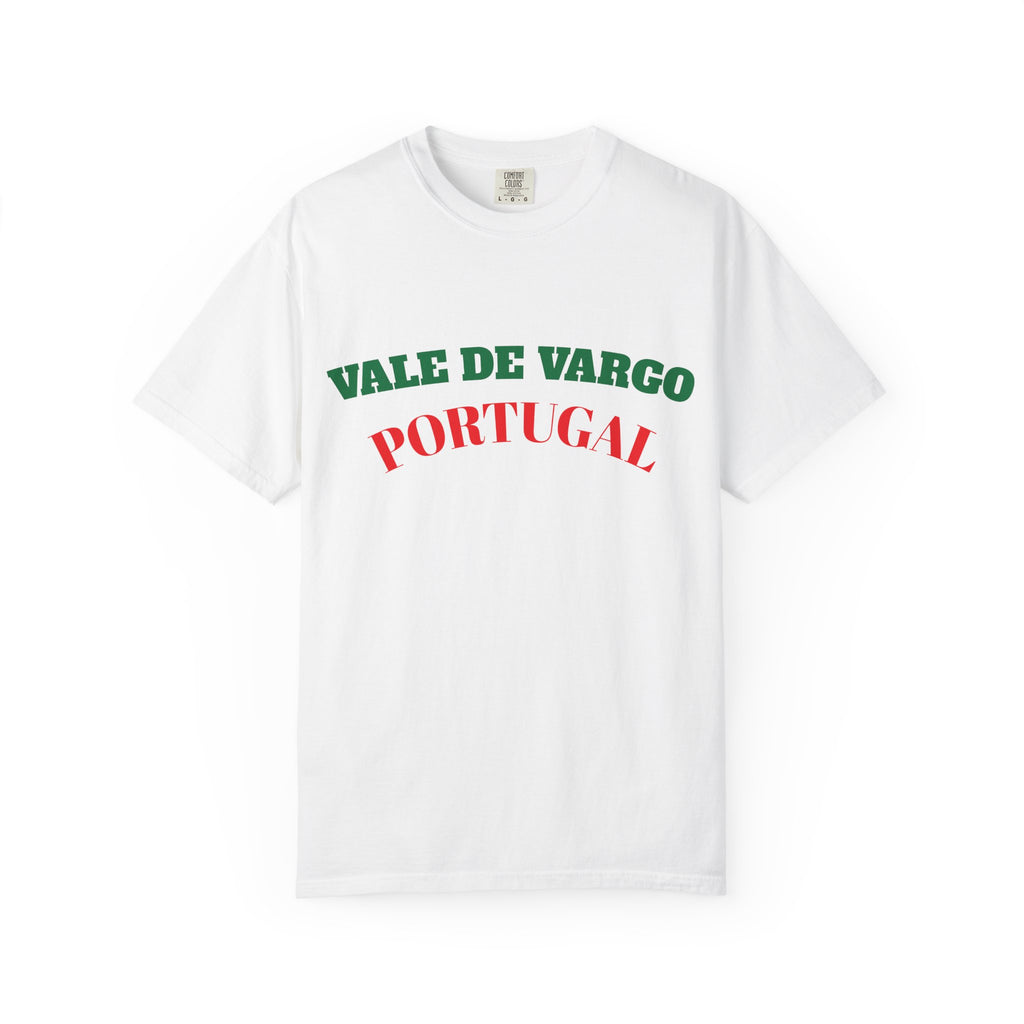 Unisex garment-dyed cotton T-shirt with crew neck, relaxed fit, heavyweight fabric, and soft-washed finish