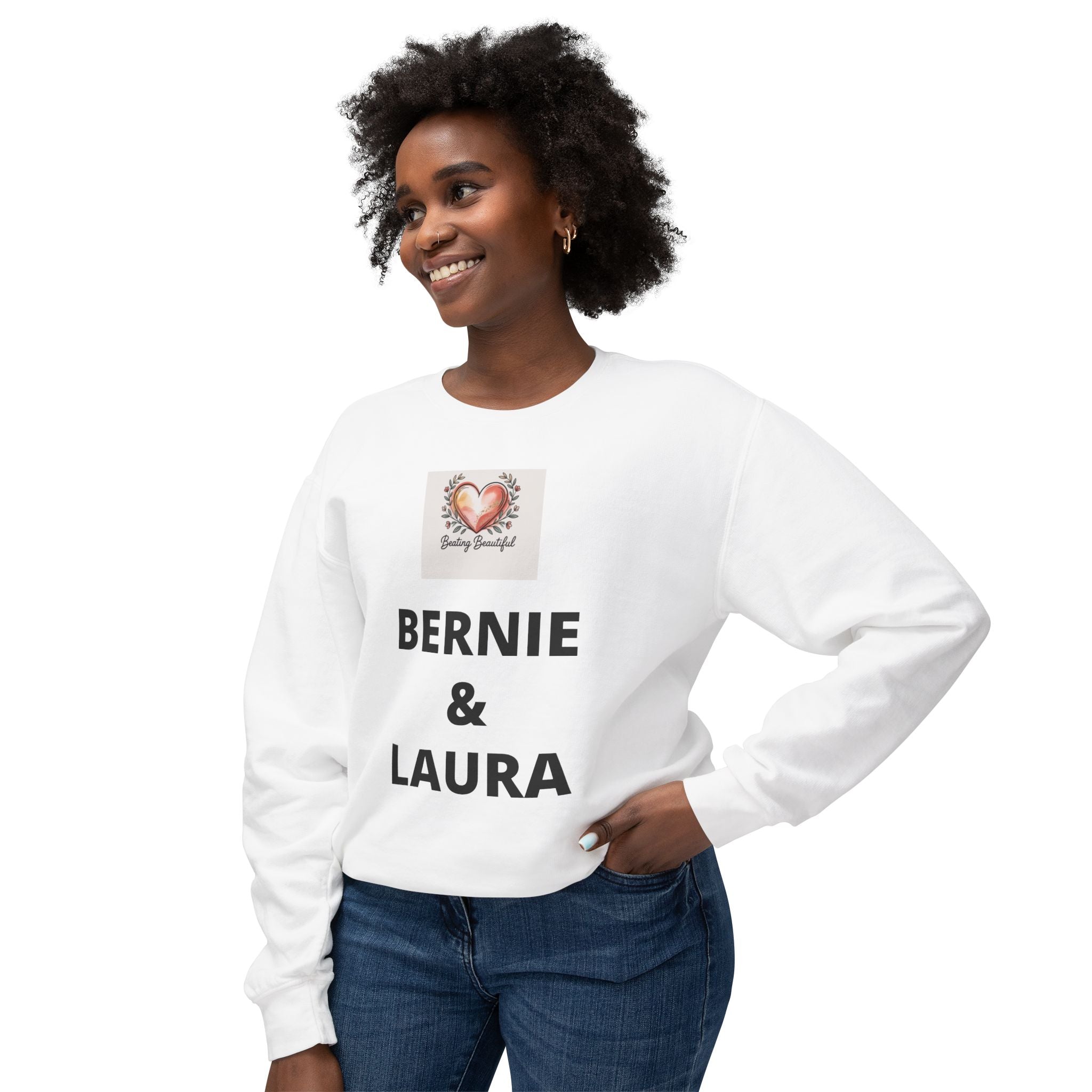 Custom Heart Name Crewneck