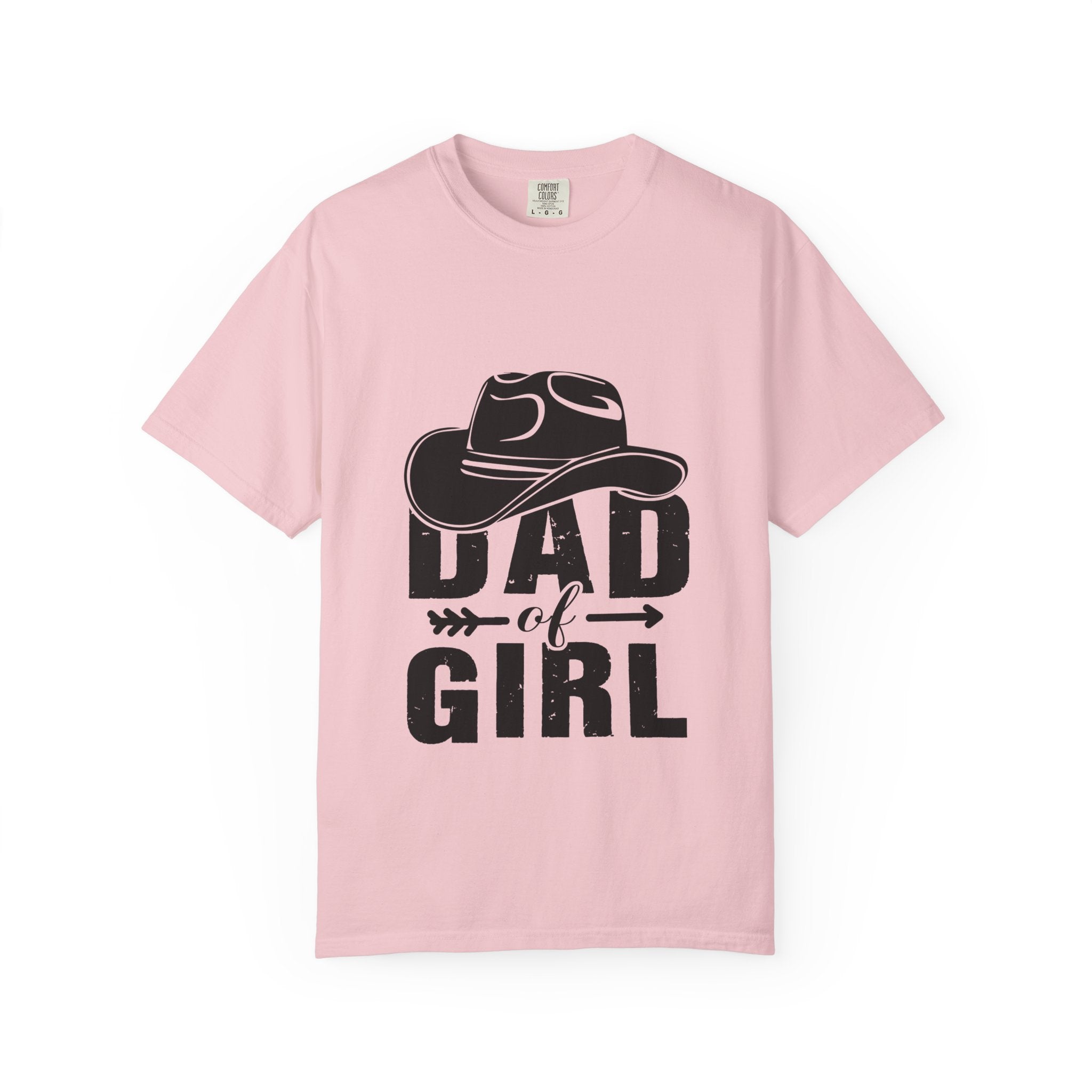 Dad of Girl T-Shirt — Cowboy Hat Father of Daughter Tee