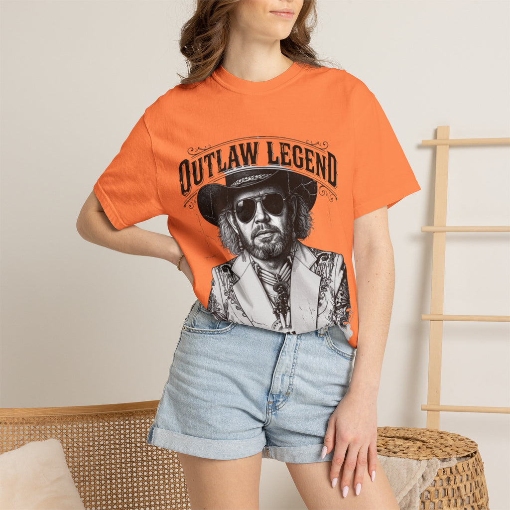 Outlaw Legend Tribute T-Shirt — David Allan Coe Memorial Graphic Tee