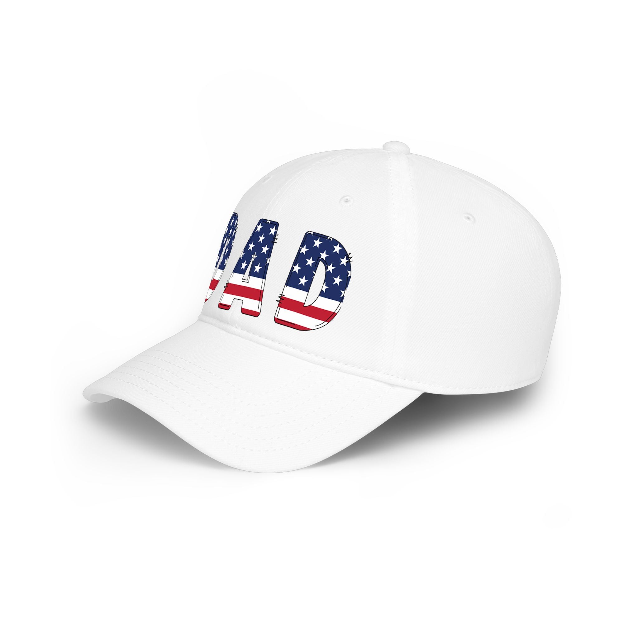 Dad Baseball Cap — American Flag Patriotic Dad Hat for Father’s Day & 4th of July
