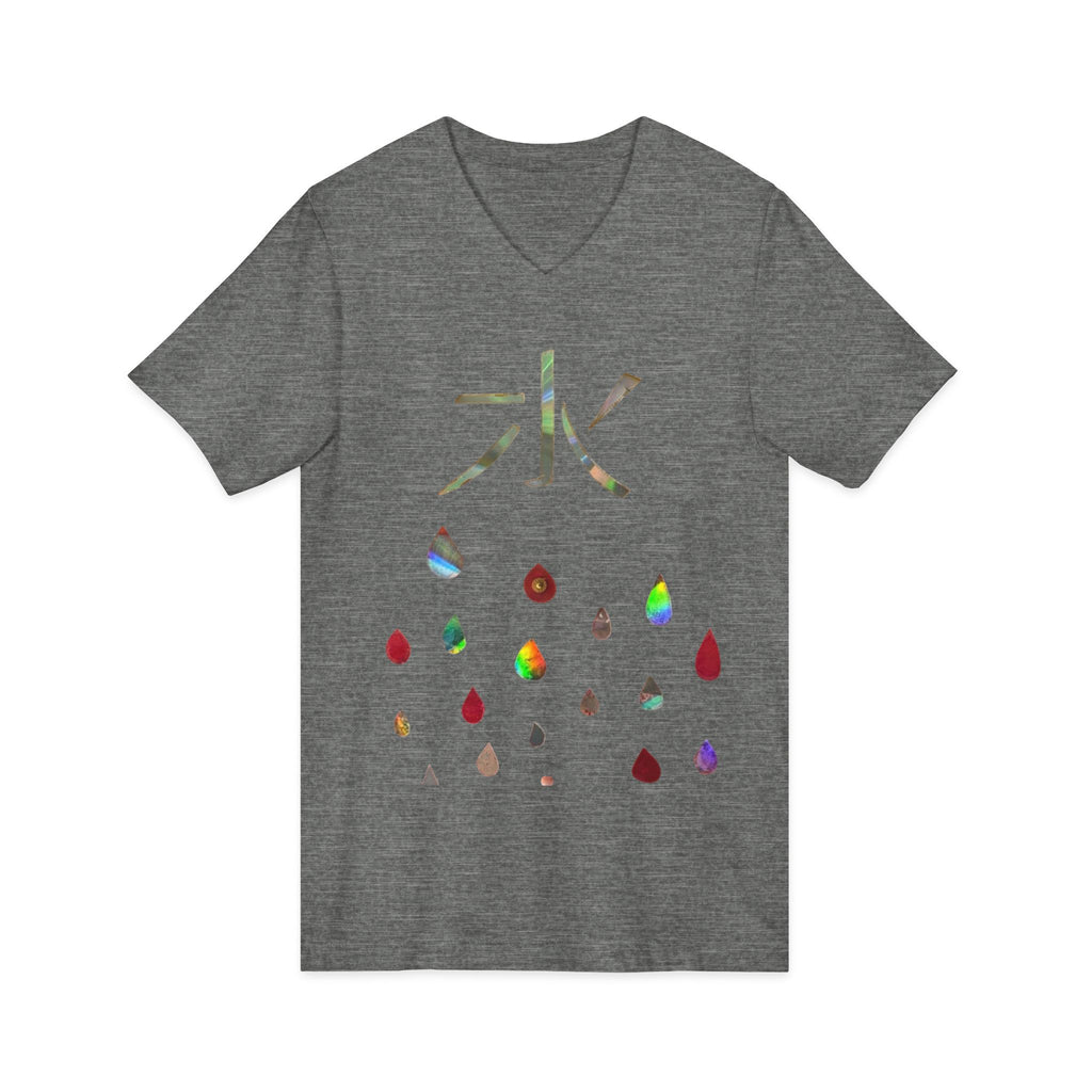 Unisex Jersey Short Sleeve V-Neck Tee