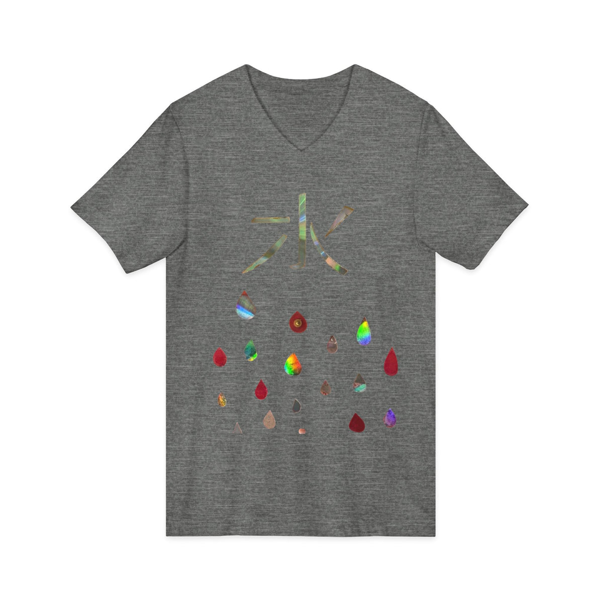 Unisex Jersey Short Sleeve V-Neck Tee