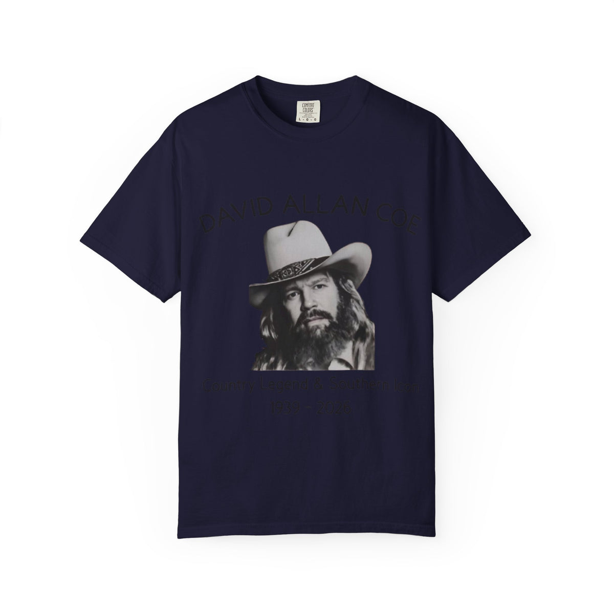 David Allan Coe Tribute T-Shirt — Country Legend Memorial Tee (1939–2026)
