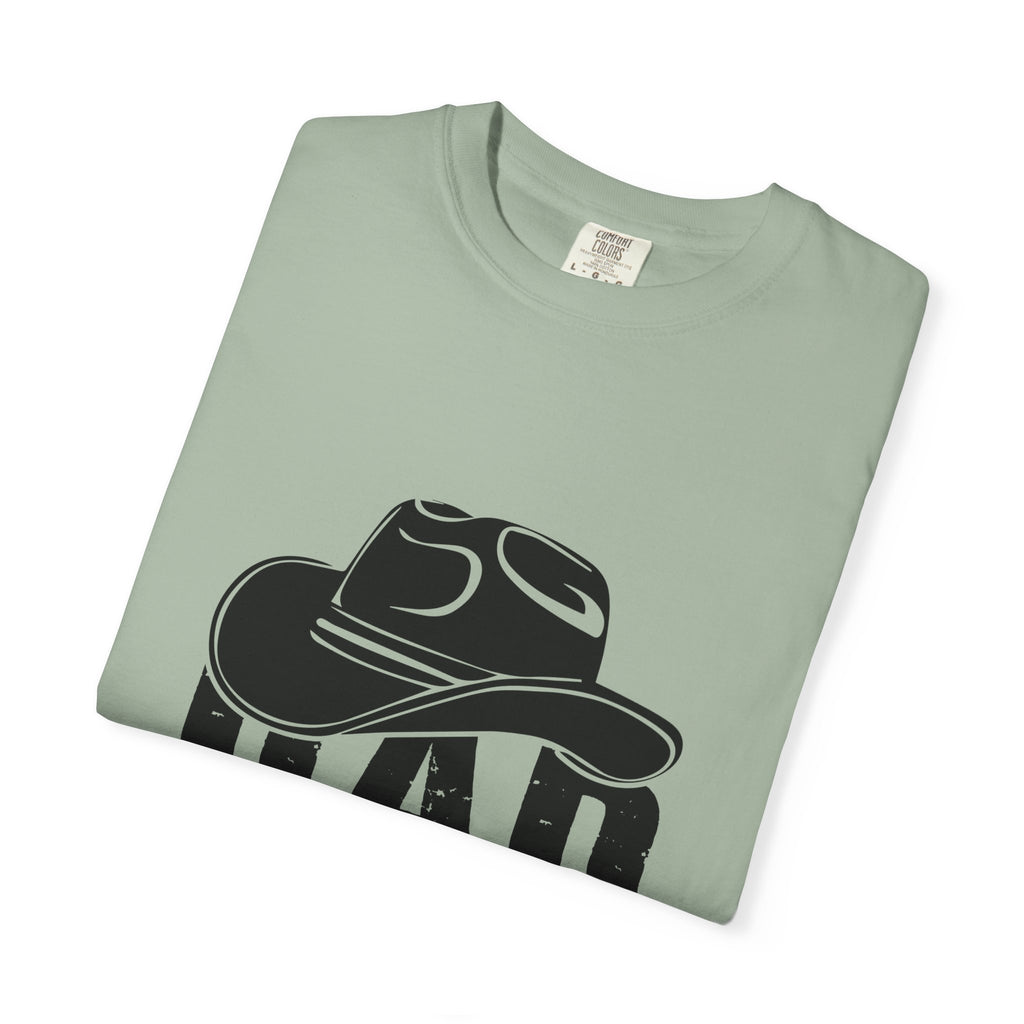 Dad of Girl T-Shirt — Cowboy Hat Father of Daughter Tee