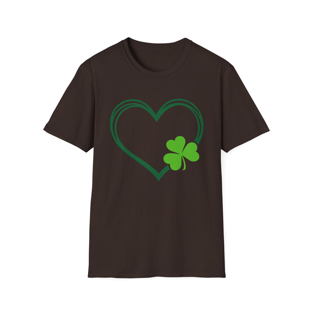 Soft Cotton Shamrock Heart Tee