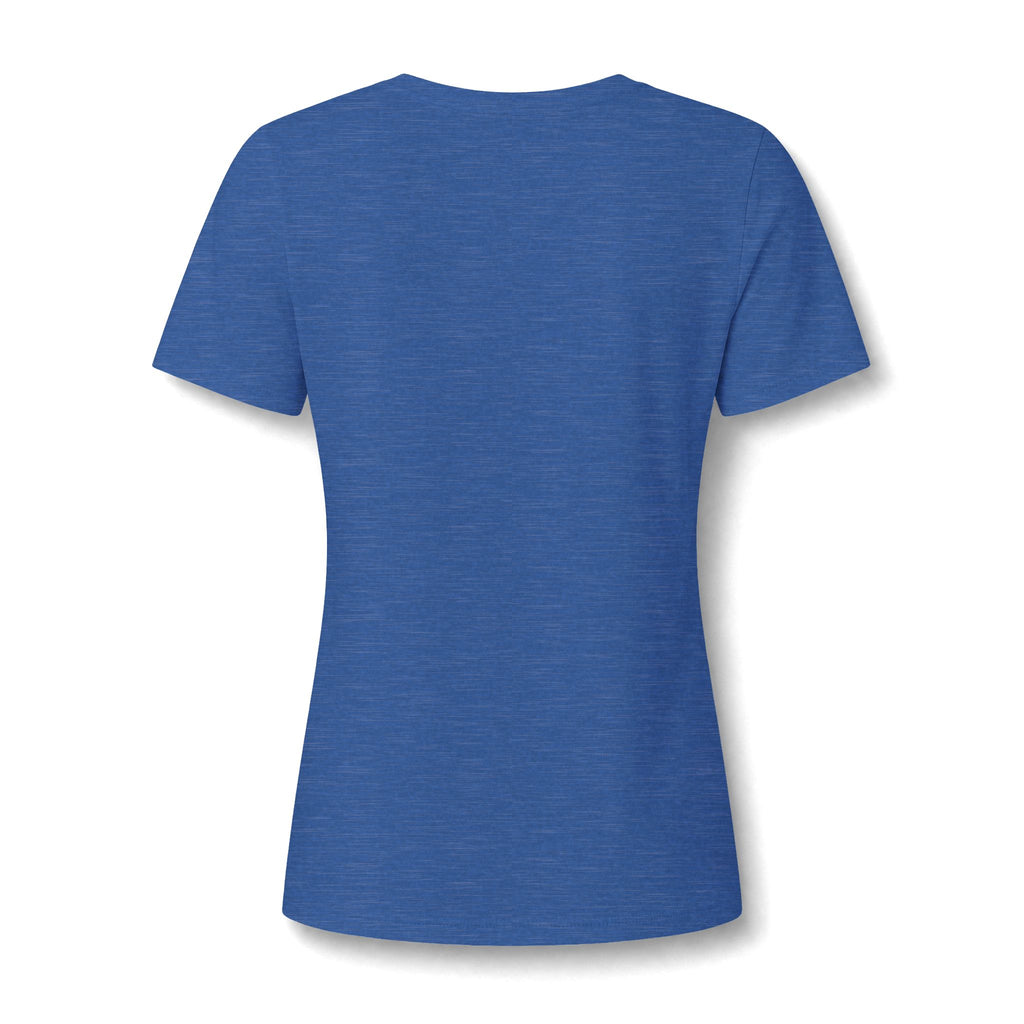 Mom V-Neck Tee — Leopard Heart & Butterflies Mother's Day Shirt