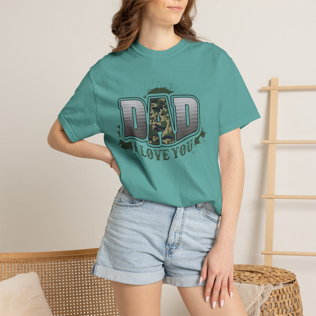 Dad I Love You Camo T-Shirt