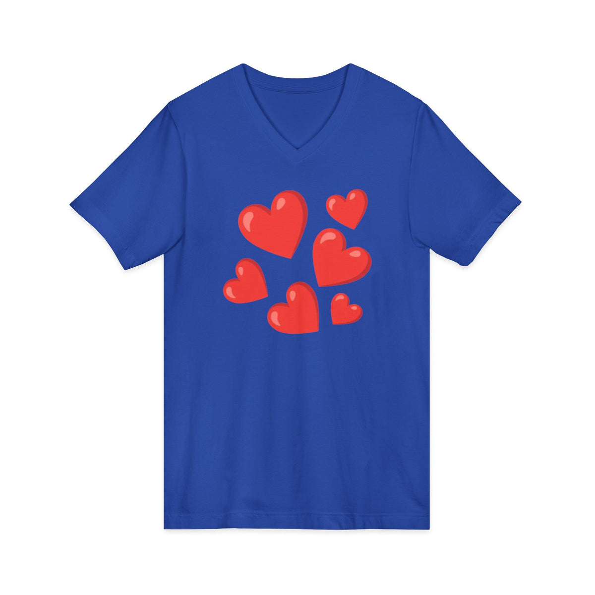 Unisex Jersey Short Sleeve V-Neck Tee