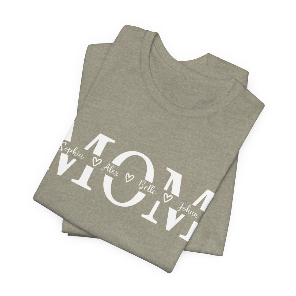 Soft Cotton Mom Heart Tee