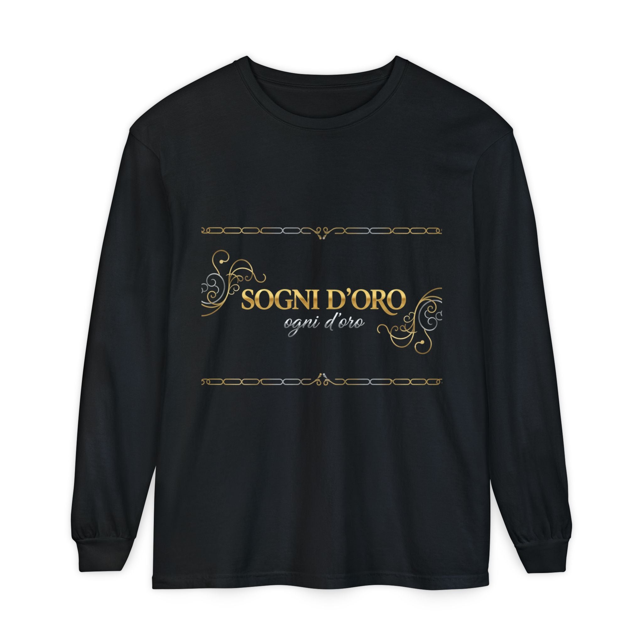 Garment-Dyed Cotton Long Sleeve