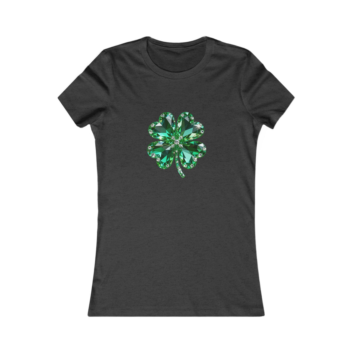 Women's T‑Shirt — Green Shamrock Clover Graphic St. Patrick's Day Tee