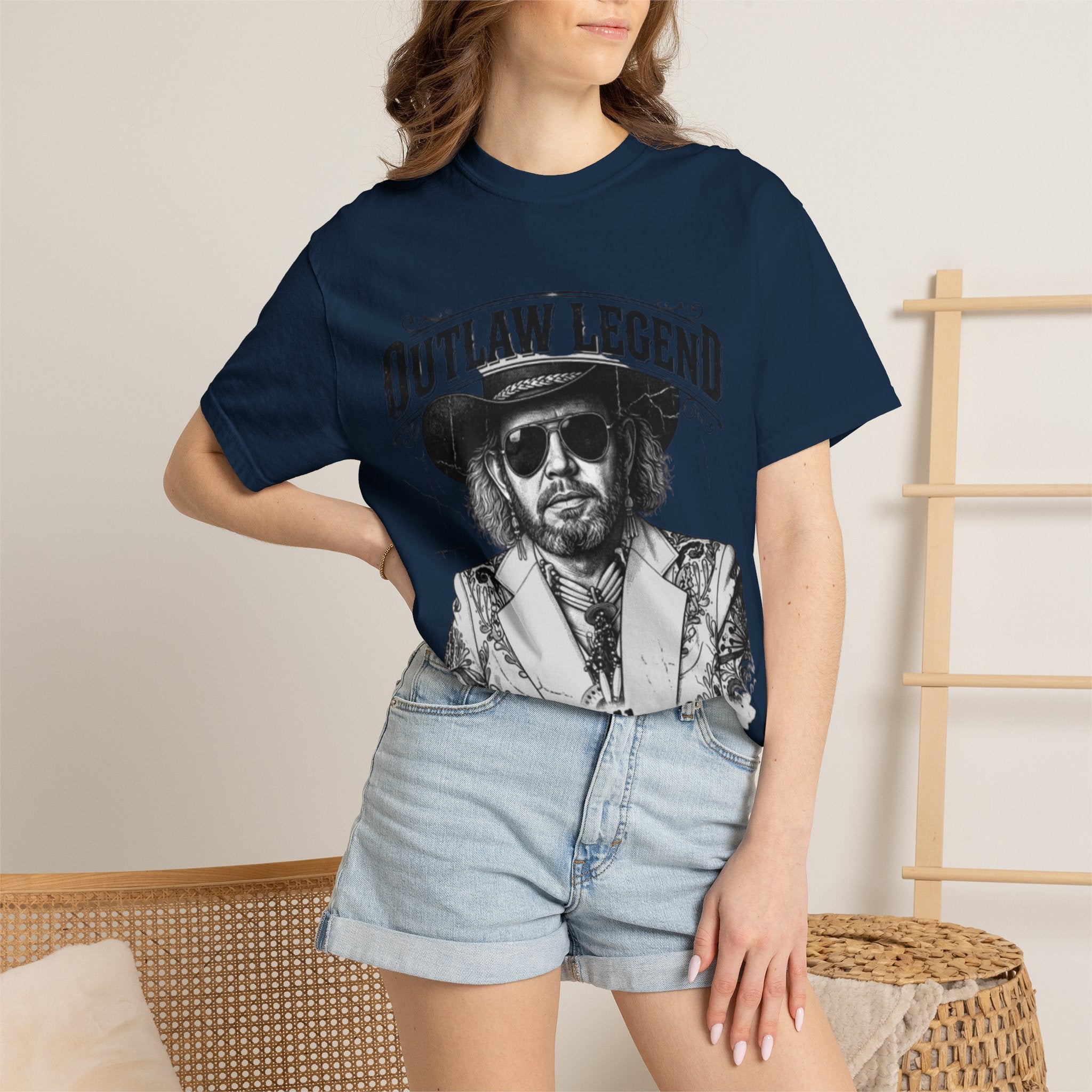 Outlaw Legend Tribute T-Shirt — David Allan Coe Memorial Graphic Tee