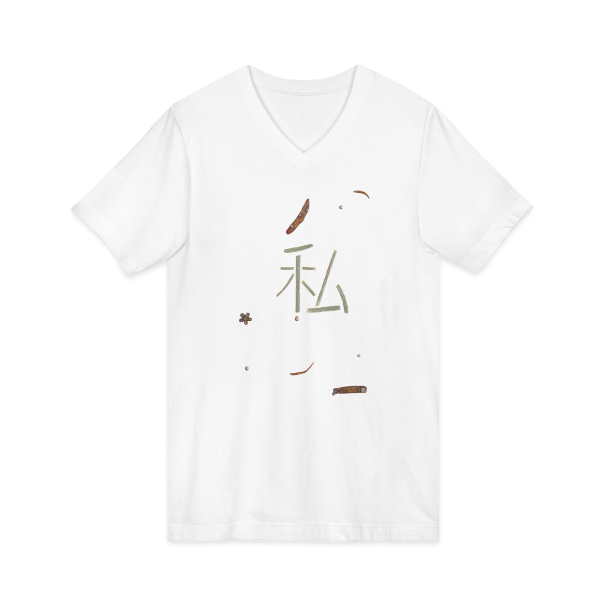 Unisex Jersey Short Sleeve V-Neck Tee
