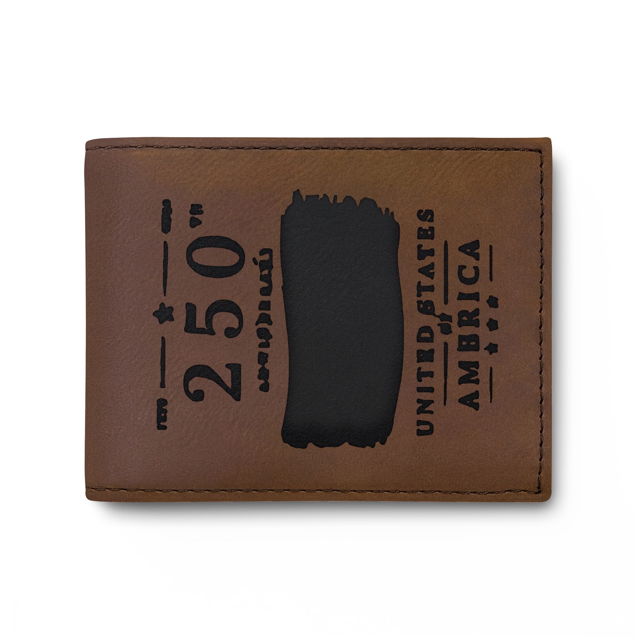 Vintage Stamp Bi-Fold Wallet