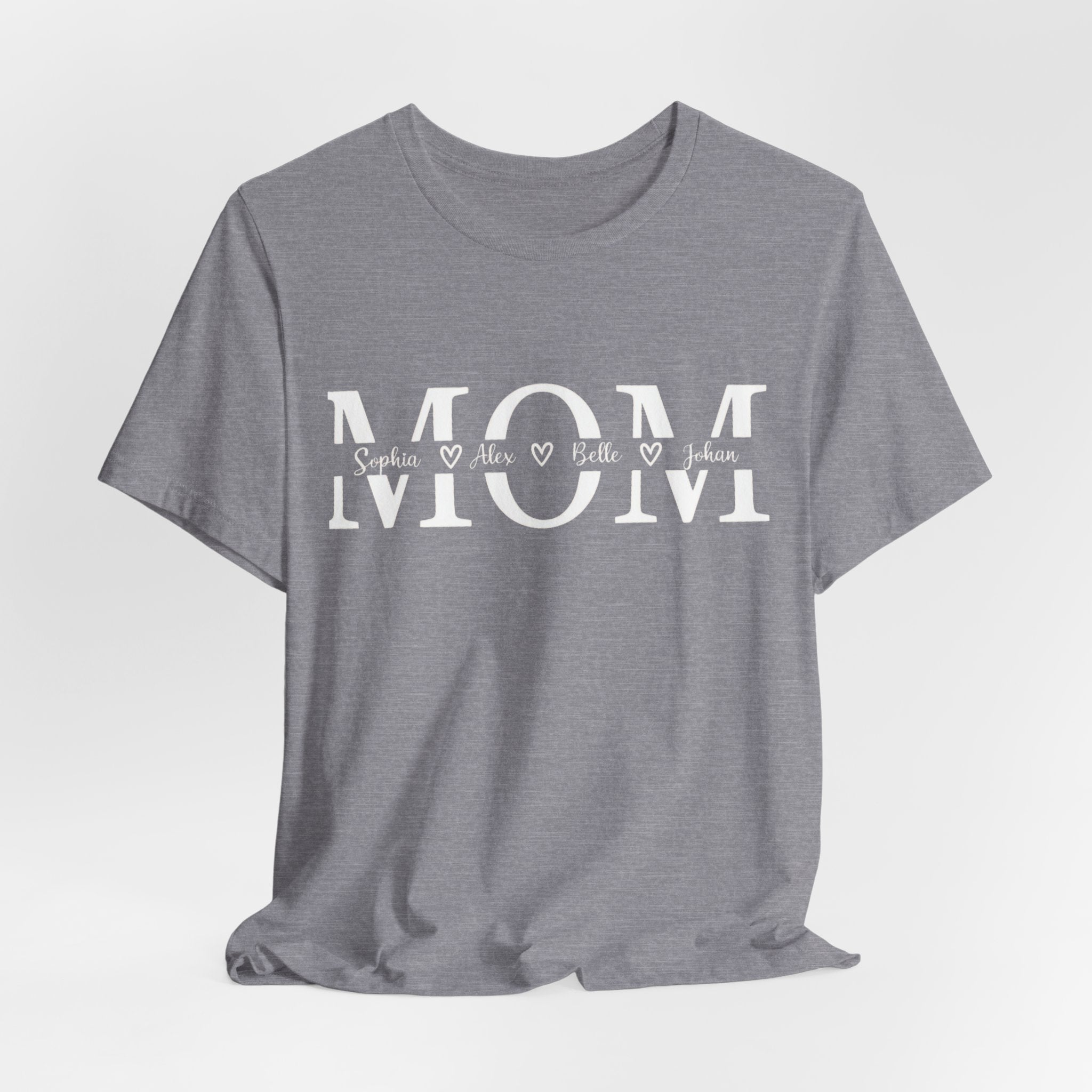Soft Cotton Mom Heart Tee