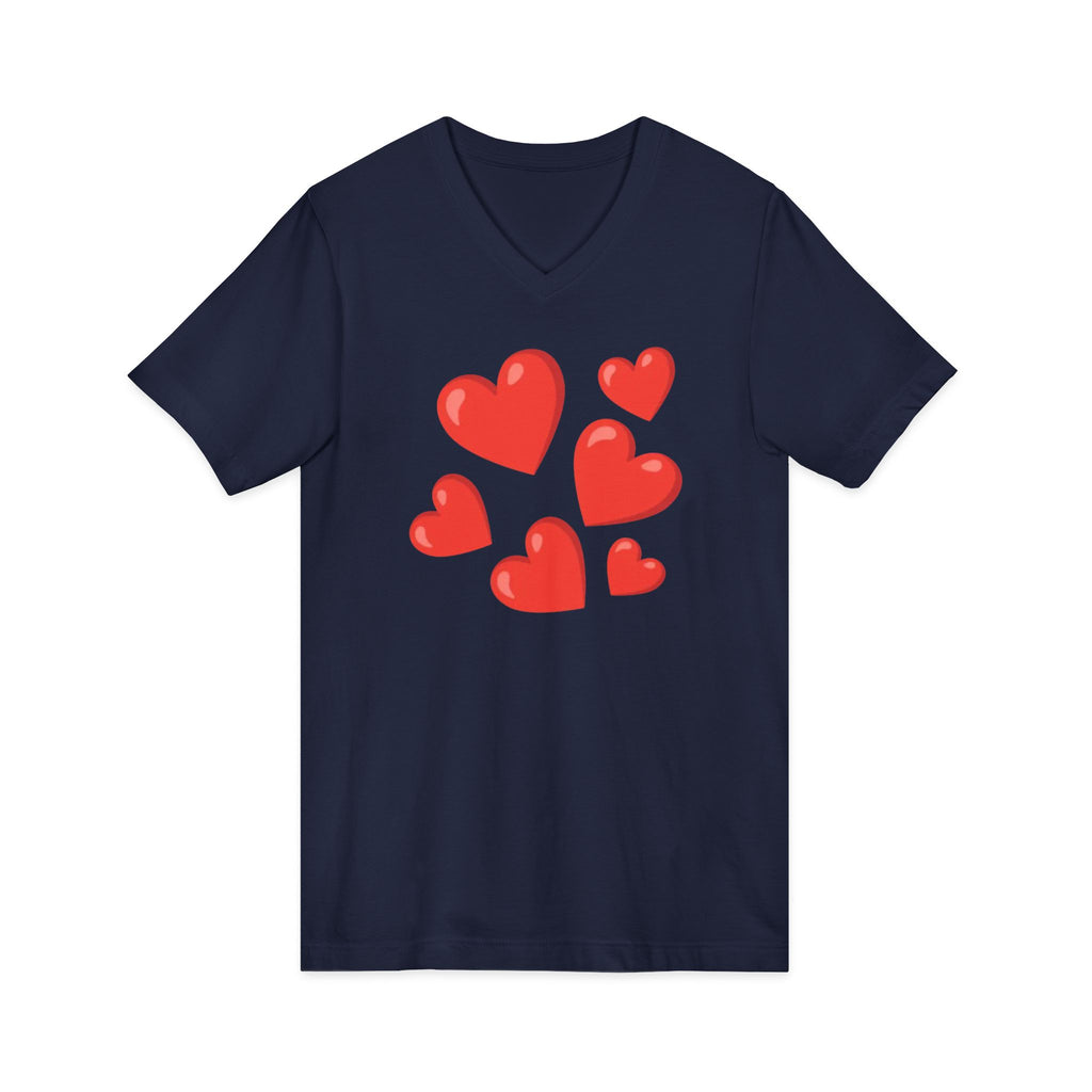 Unisex Jersey Short Sleeve V-Neck Tee