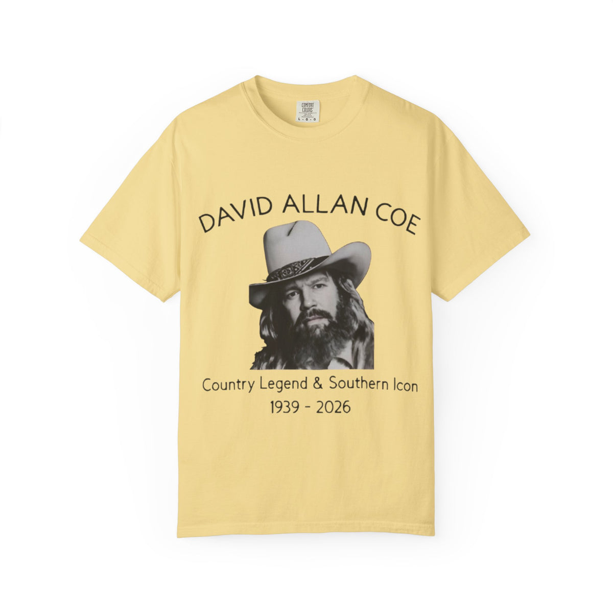 David Allan Coe Tribute T-Shirt — Country Legend Memorial Tee (1939–2026)