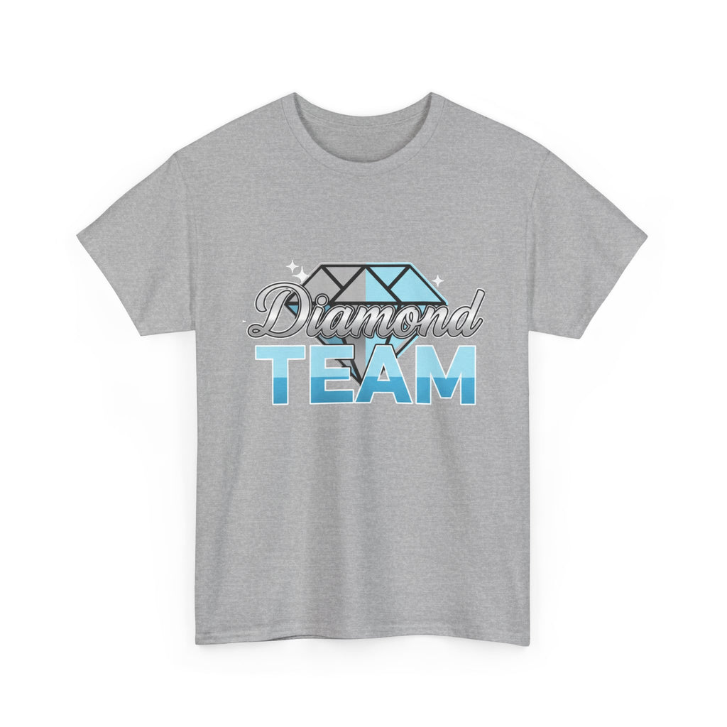 Diamond Team T-Shirt — Blue Gem Graphic Tee