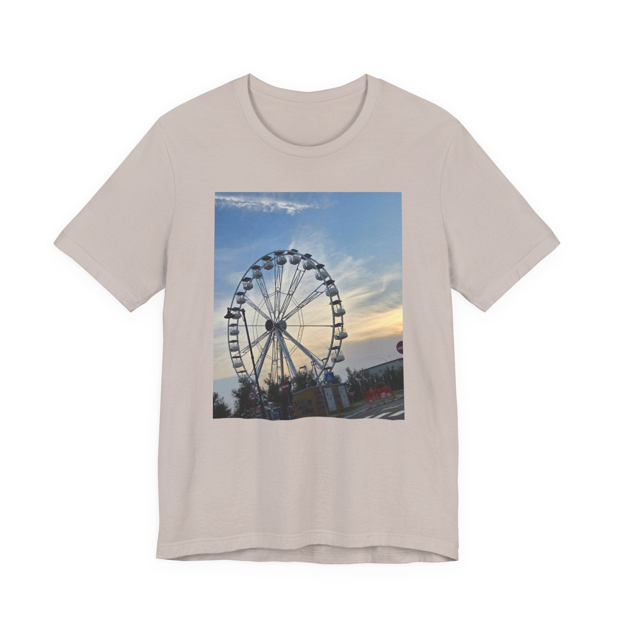 Ferris Wheel Sunset T-Shirt — Carnival Photo Tee