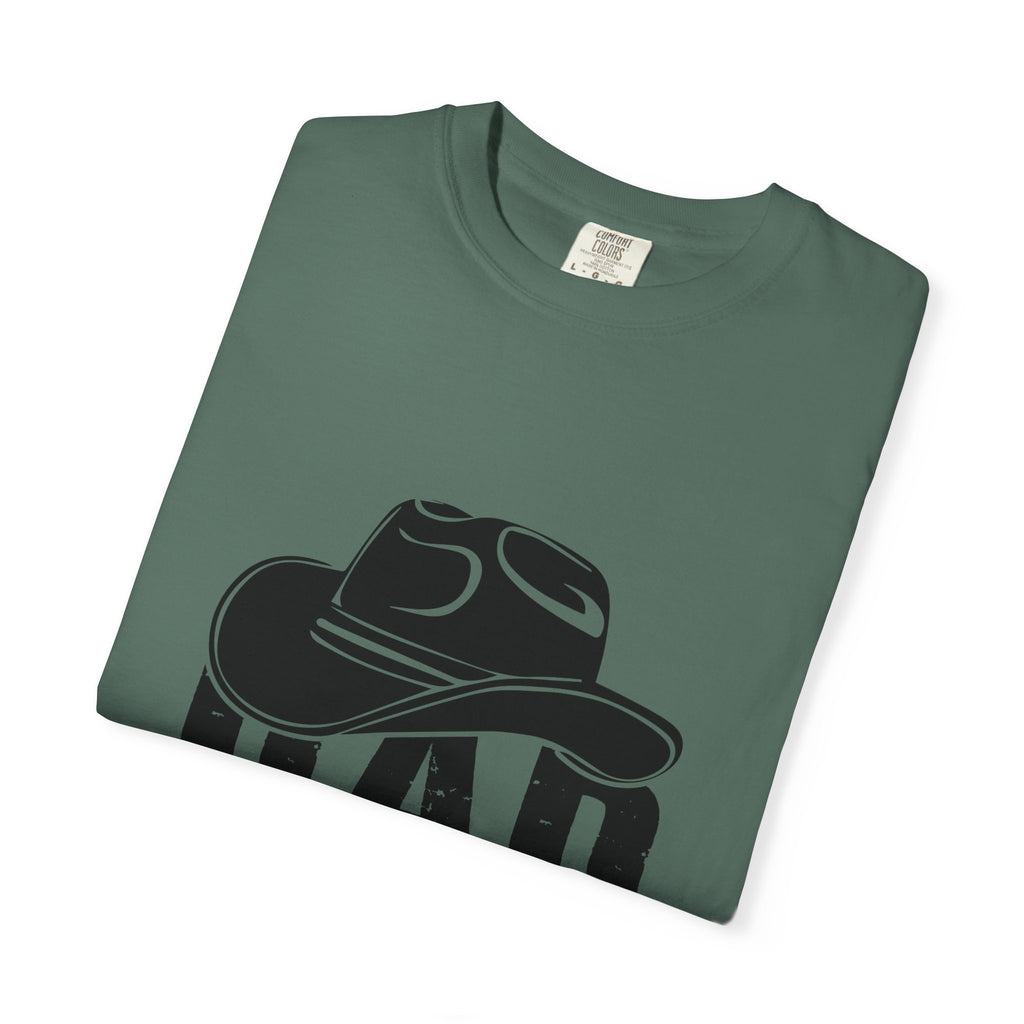 Dad of Girl T-Shirt — Cowboy Hat Father of Daughter Tee