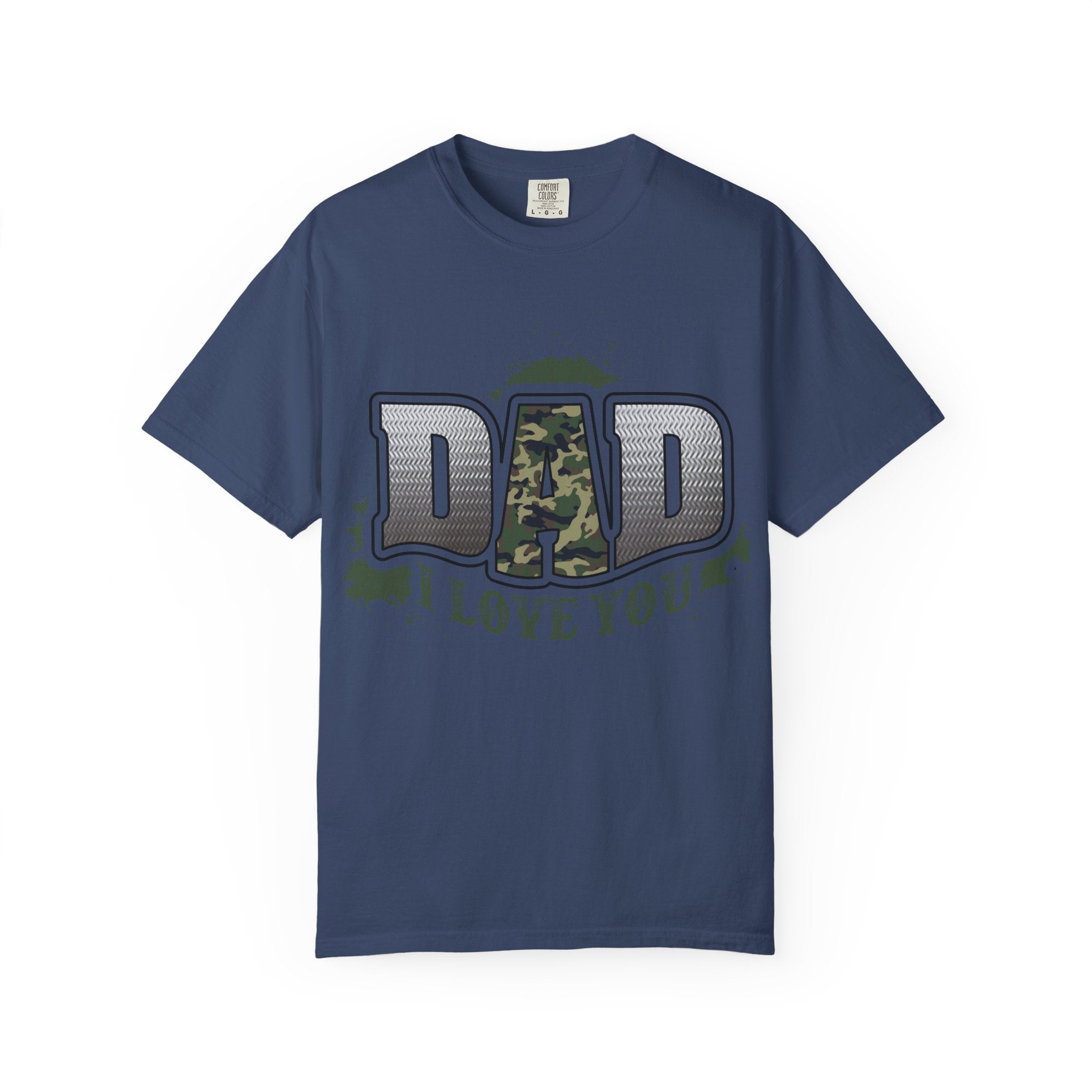 Dad I Love You Camo Graphic T-Shirt