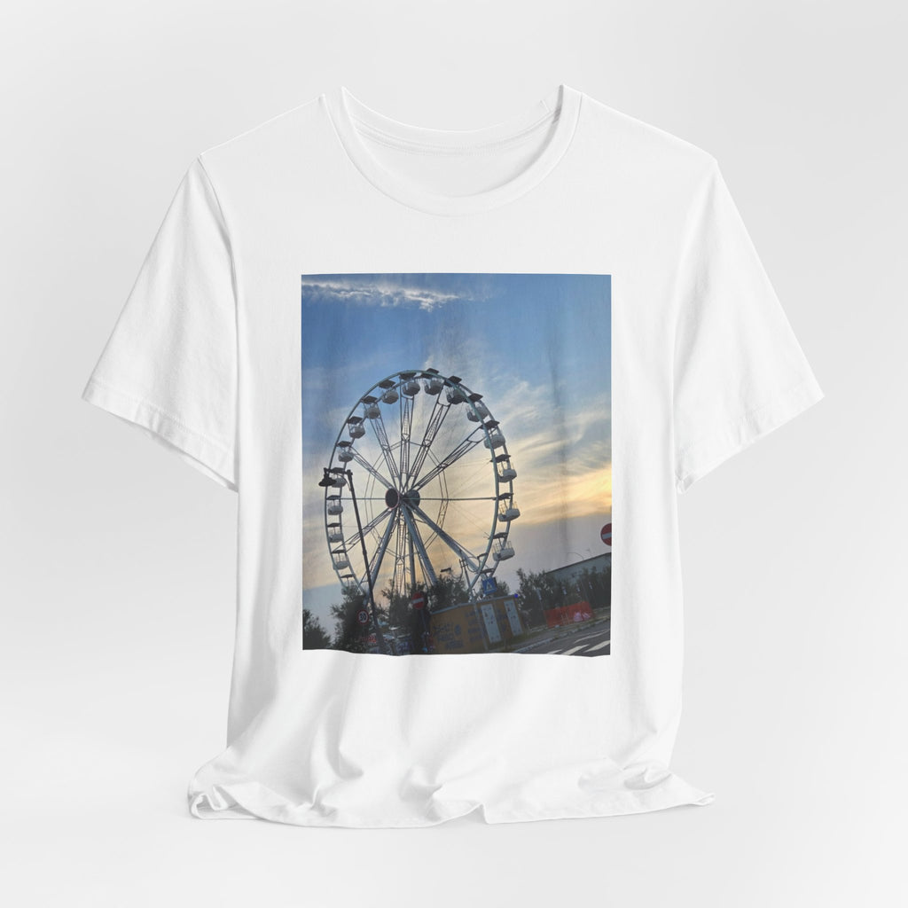 Ferris Wheel Sunset T-Shirt — Carnival Photo Tee