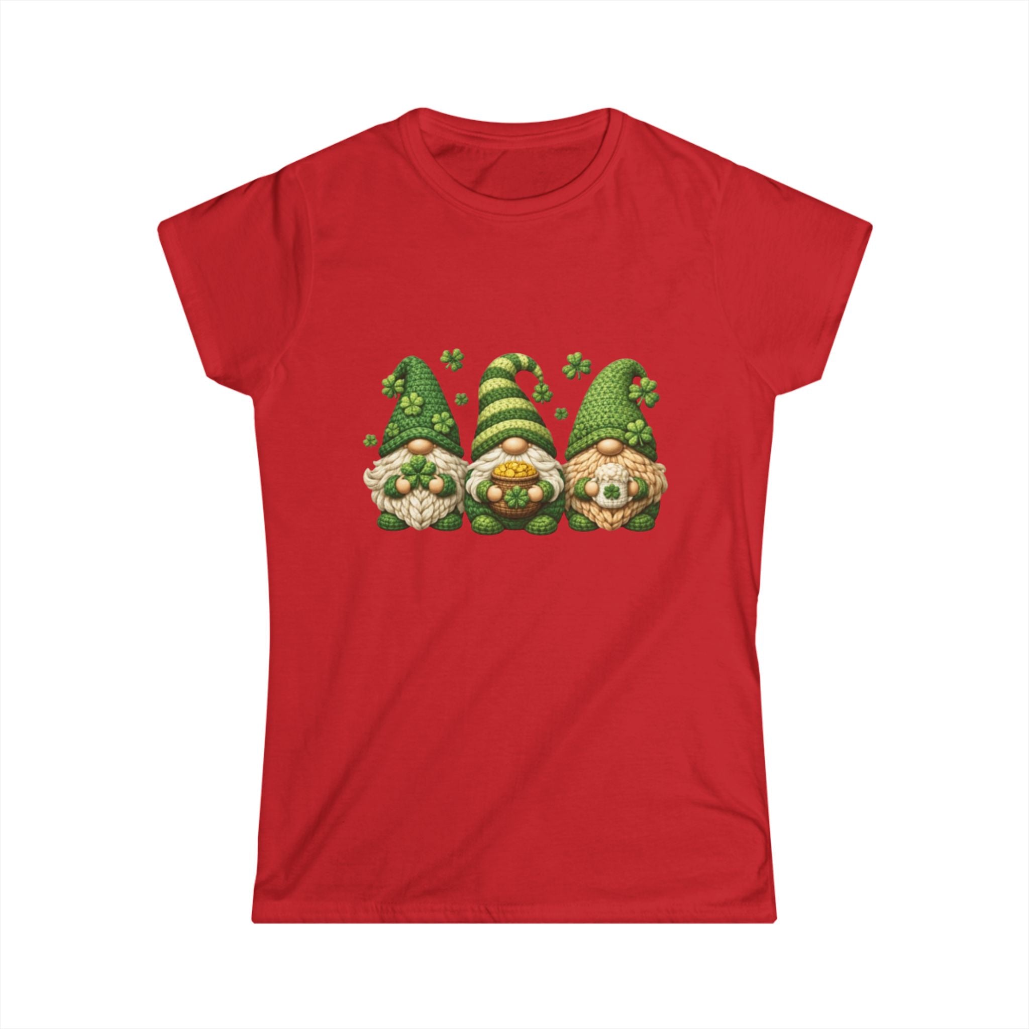 Lucky Green Gnome Cotton Tee