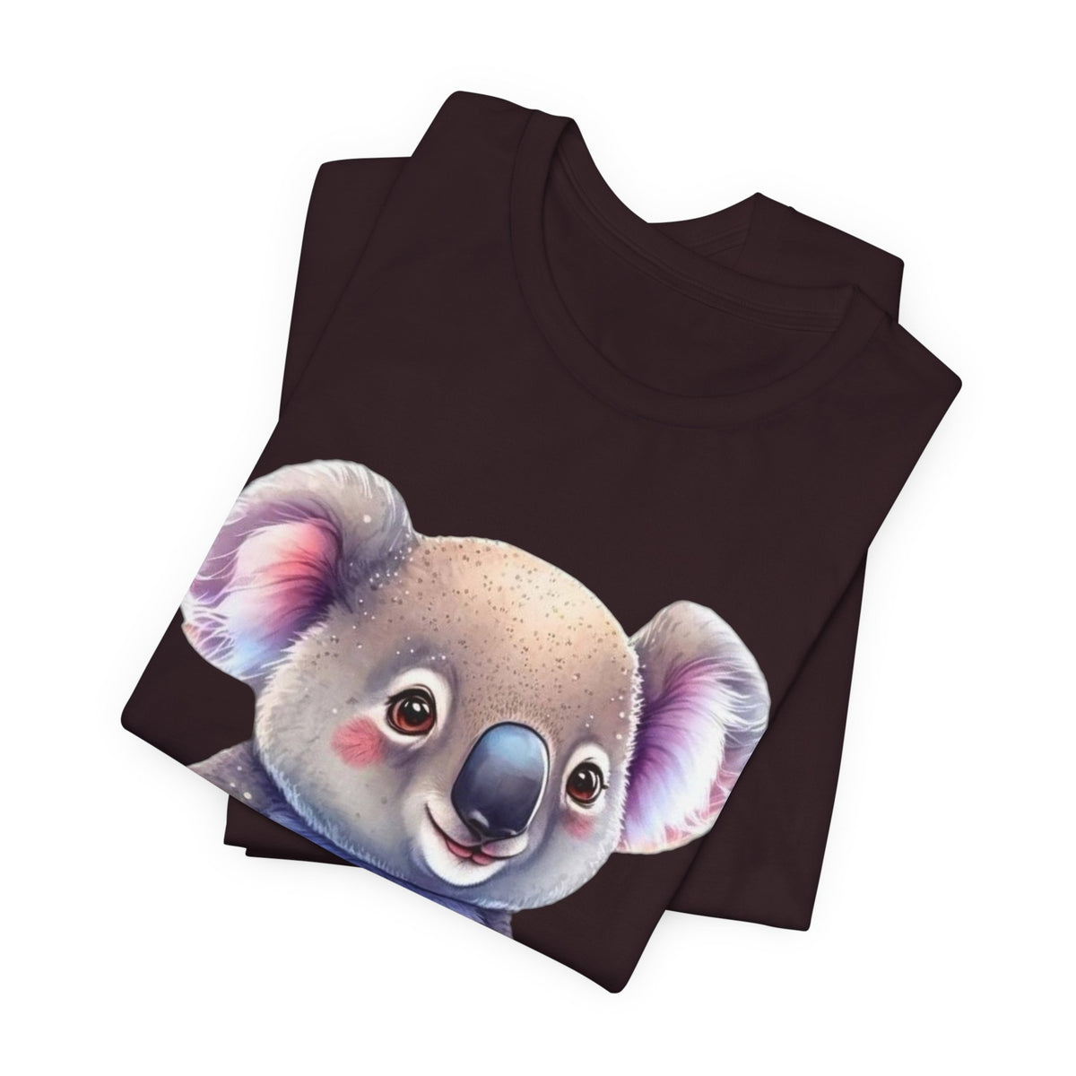 Cute Koala Graphic Tee — Adorable Baby Koala with Flowers T-Shirt