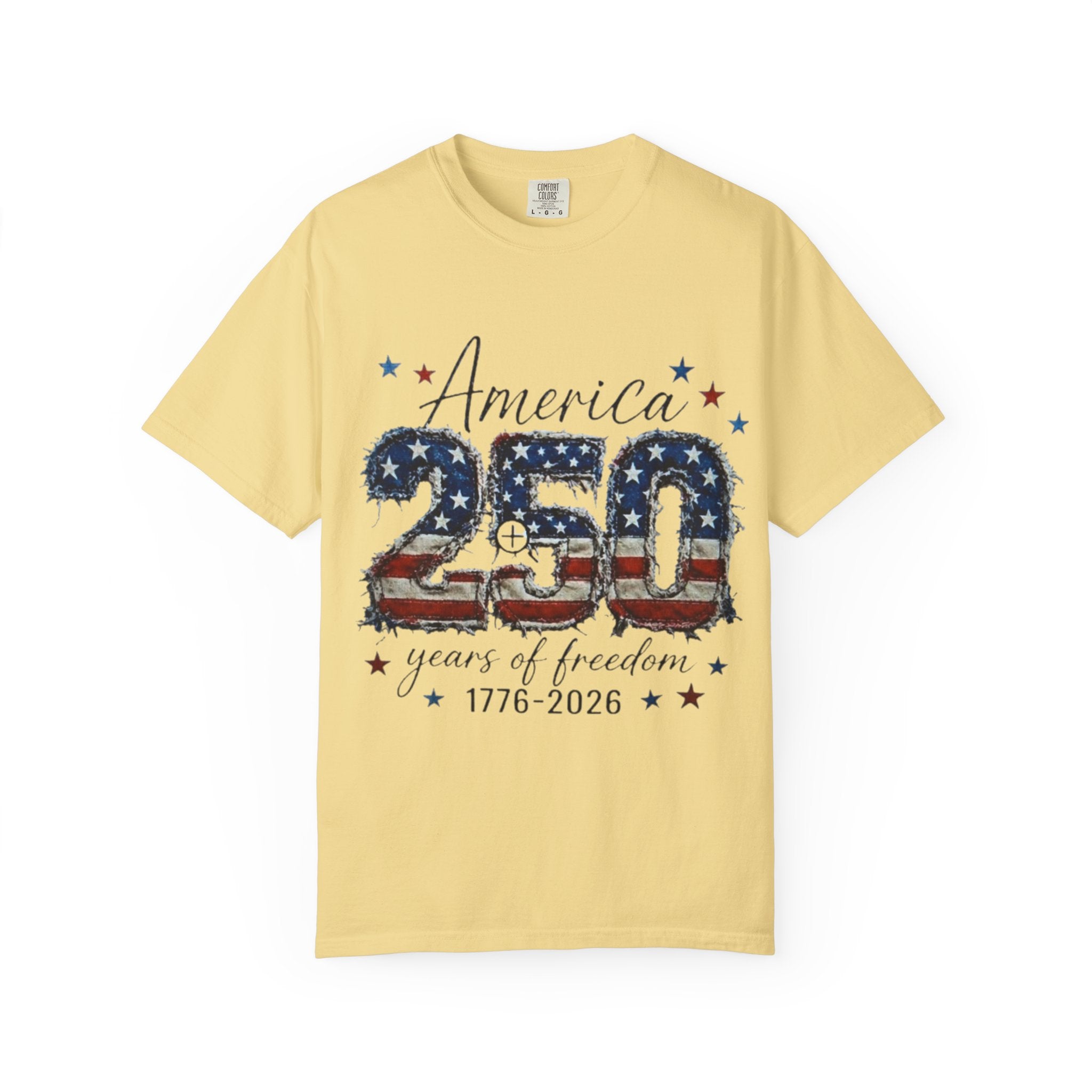 America 250 T-Shirt — 1776–2026 Stars & Stripes Patriotic Tee