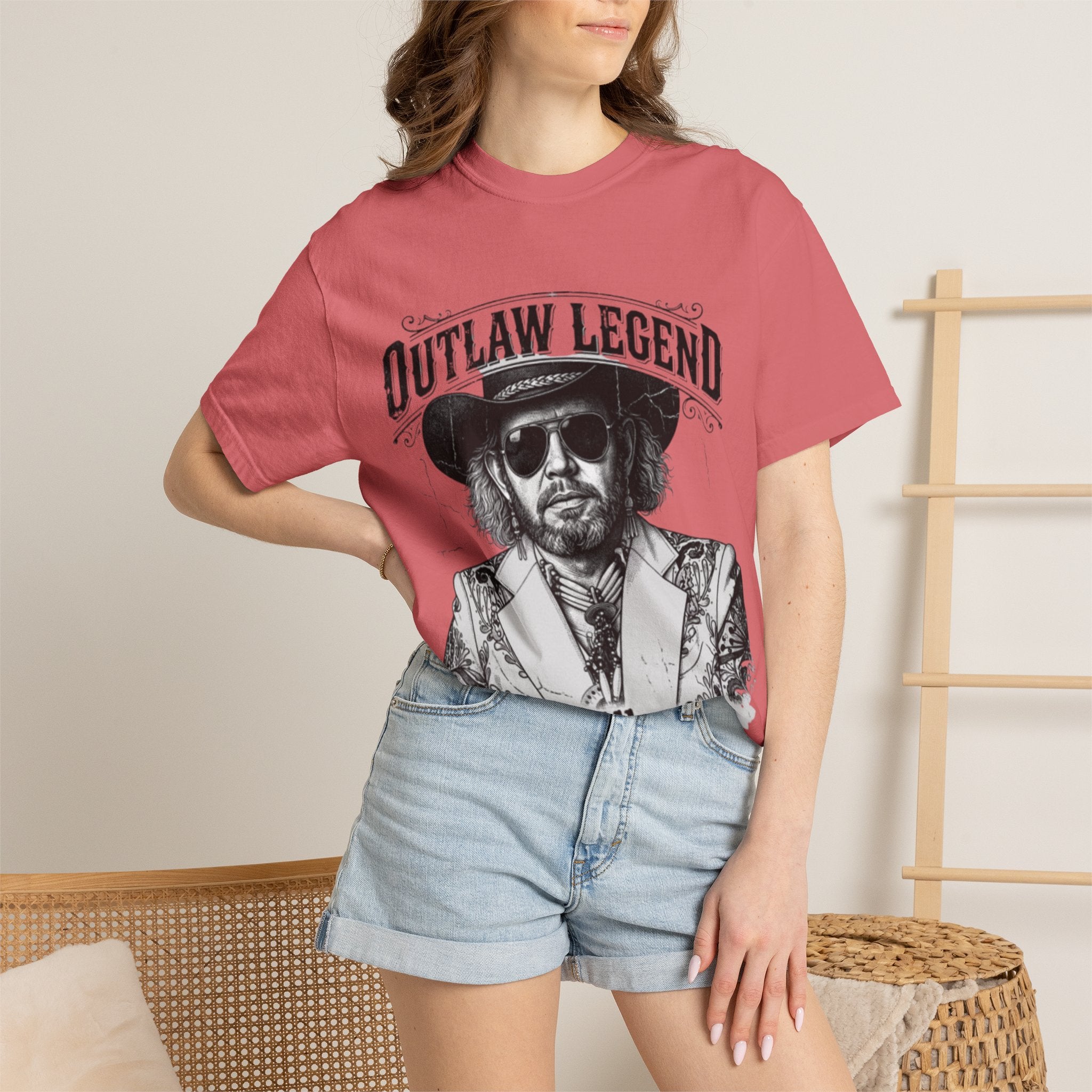 Outlaw Legend Tribute T-Shirt — David Allan Coe Memorial Graphic Tee