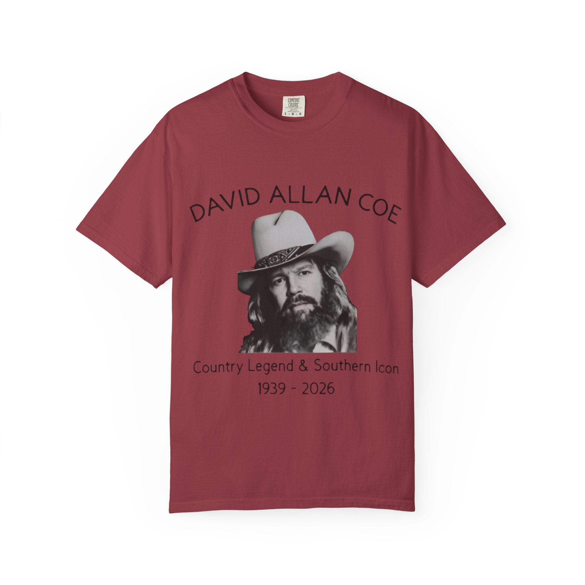 David Allan Coe Tribute T-Shirt – Vintage Cotton Memorial Tee