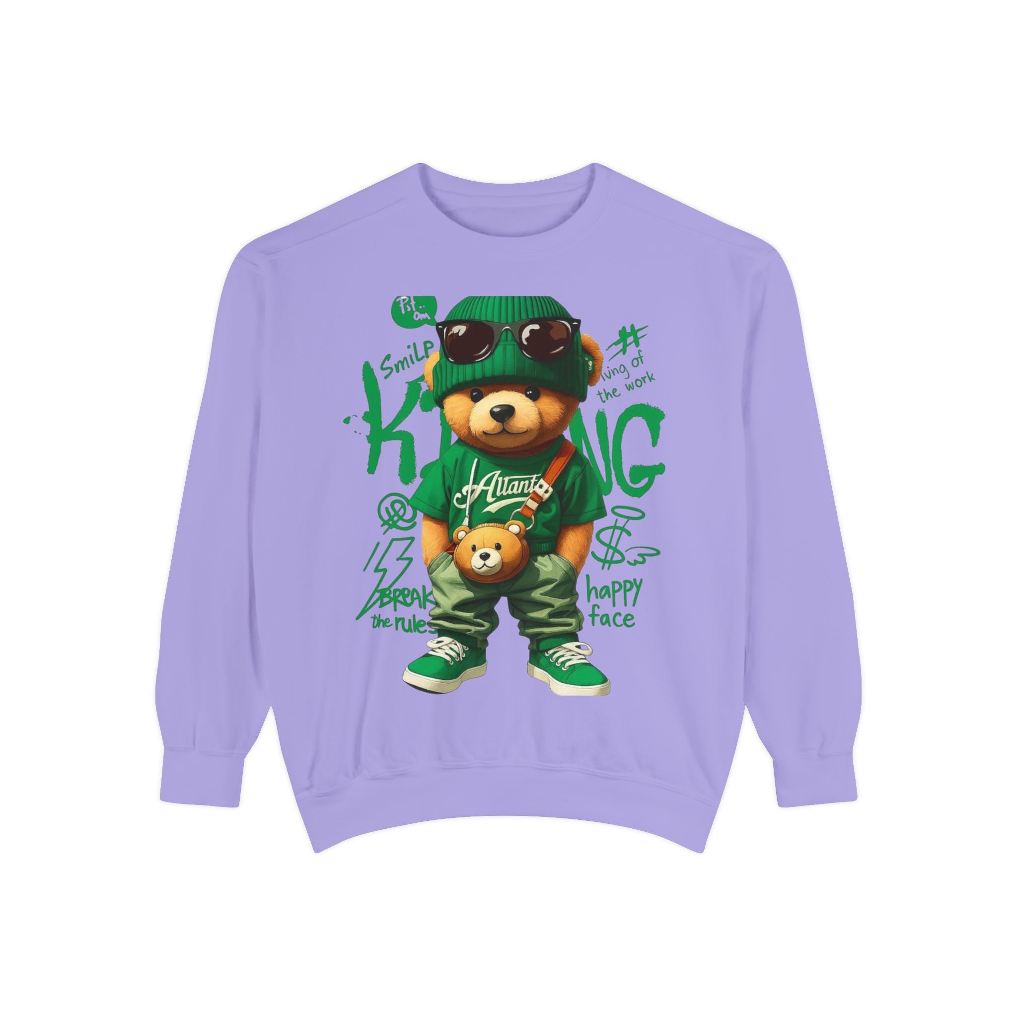 Bear Graphic Cotton Sweatshirt