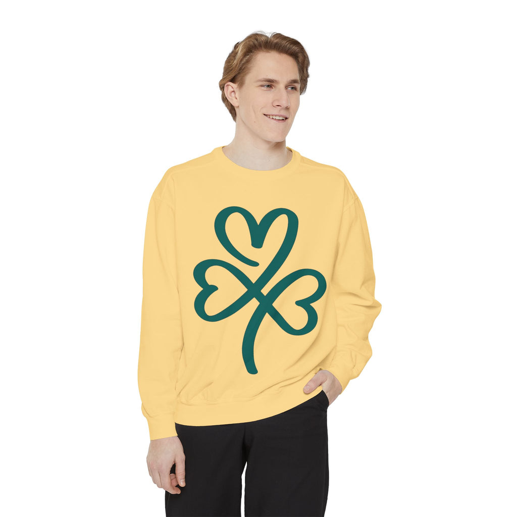 Heart Clover Cotton Sweatshirt