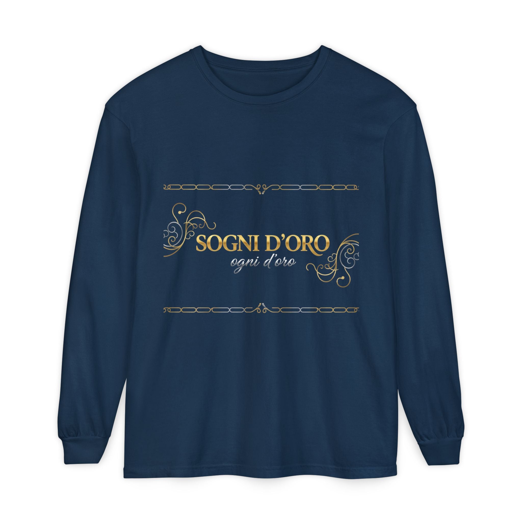 Garment-Dyed Cotton Long Sleeve