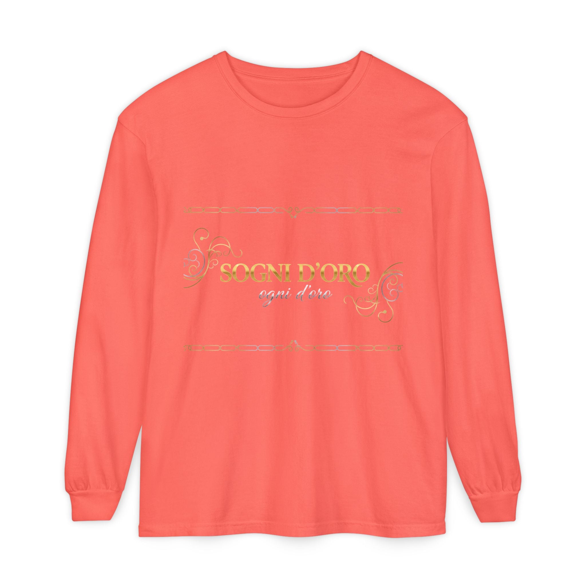 Garment-Dyed Cotton Long Sleeve