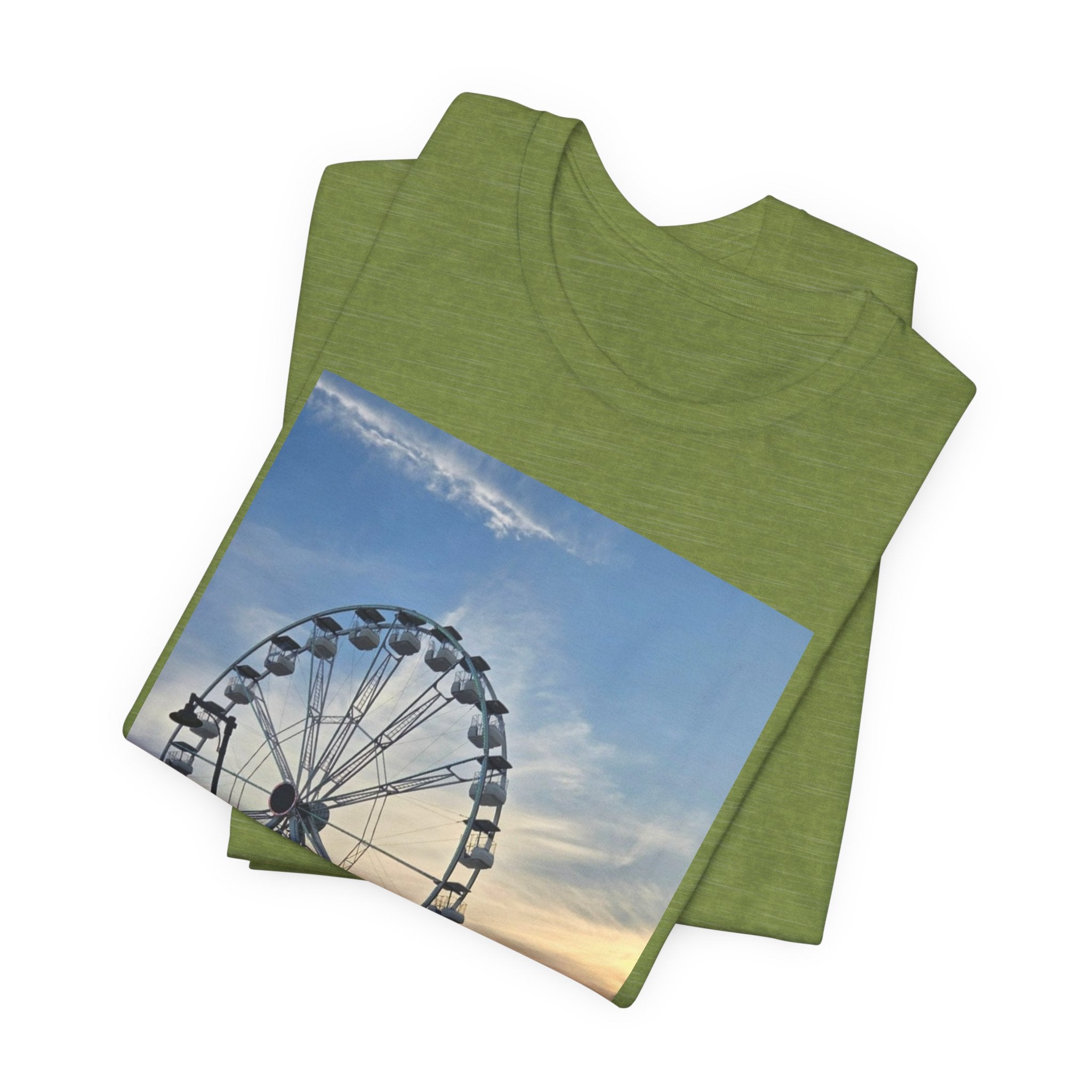Ferris Wheel Sunset T-Shirt — Carnival Photo Tee