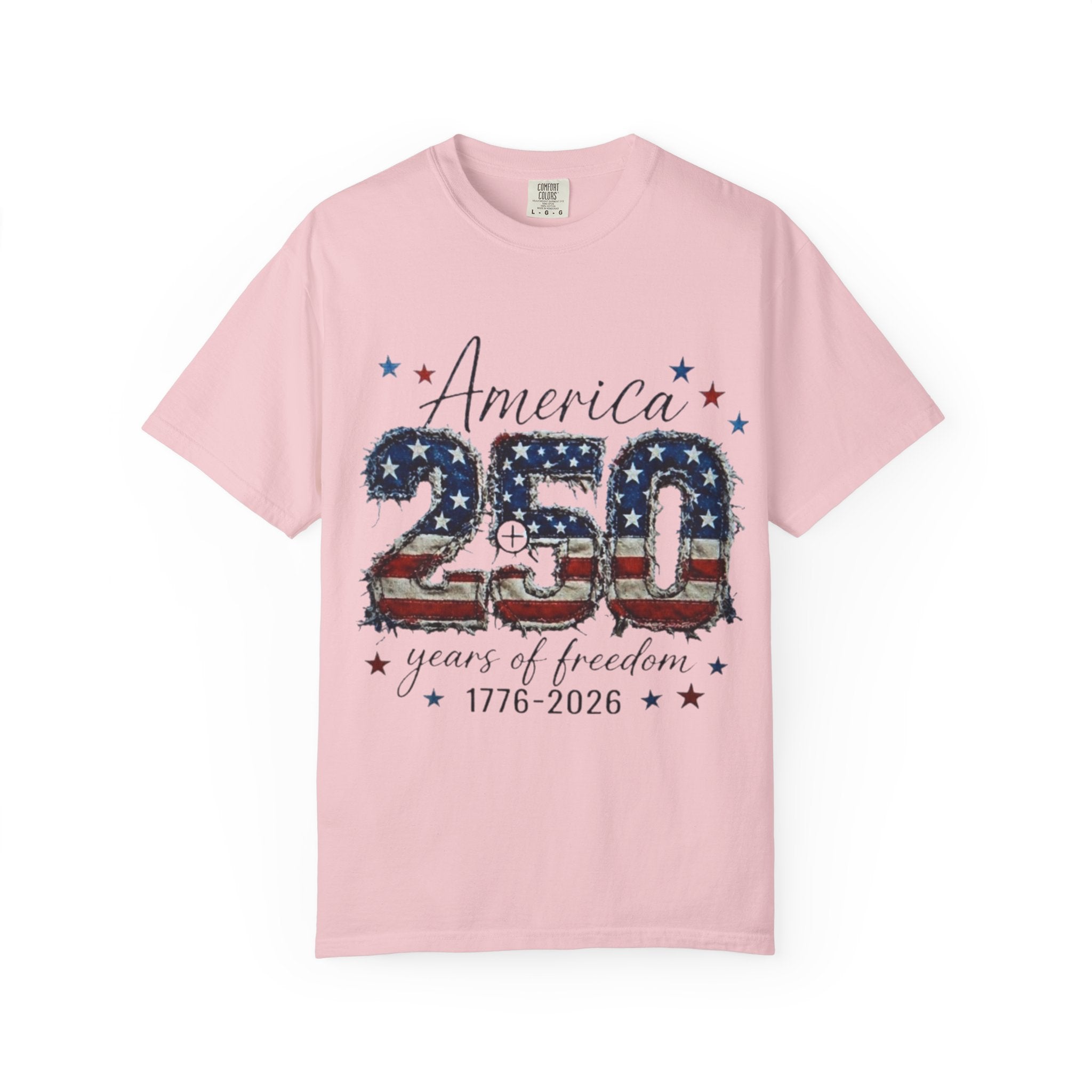 America 250 T-Shirt — 1776–2026 Stars & Stripes Patriotic Tee