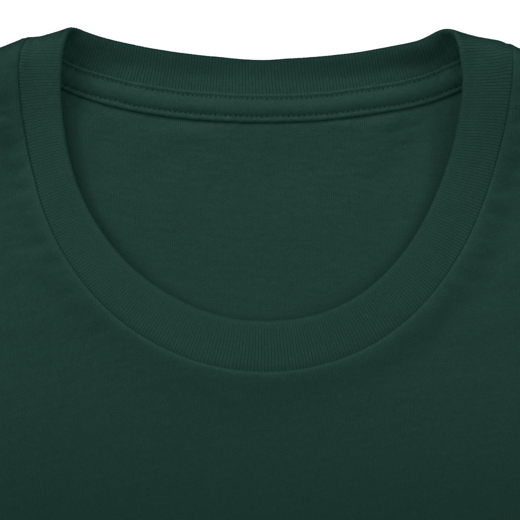 St. Patrick's Day Green Glitter Four-Leaf Clover T-Shirt