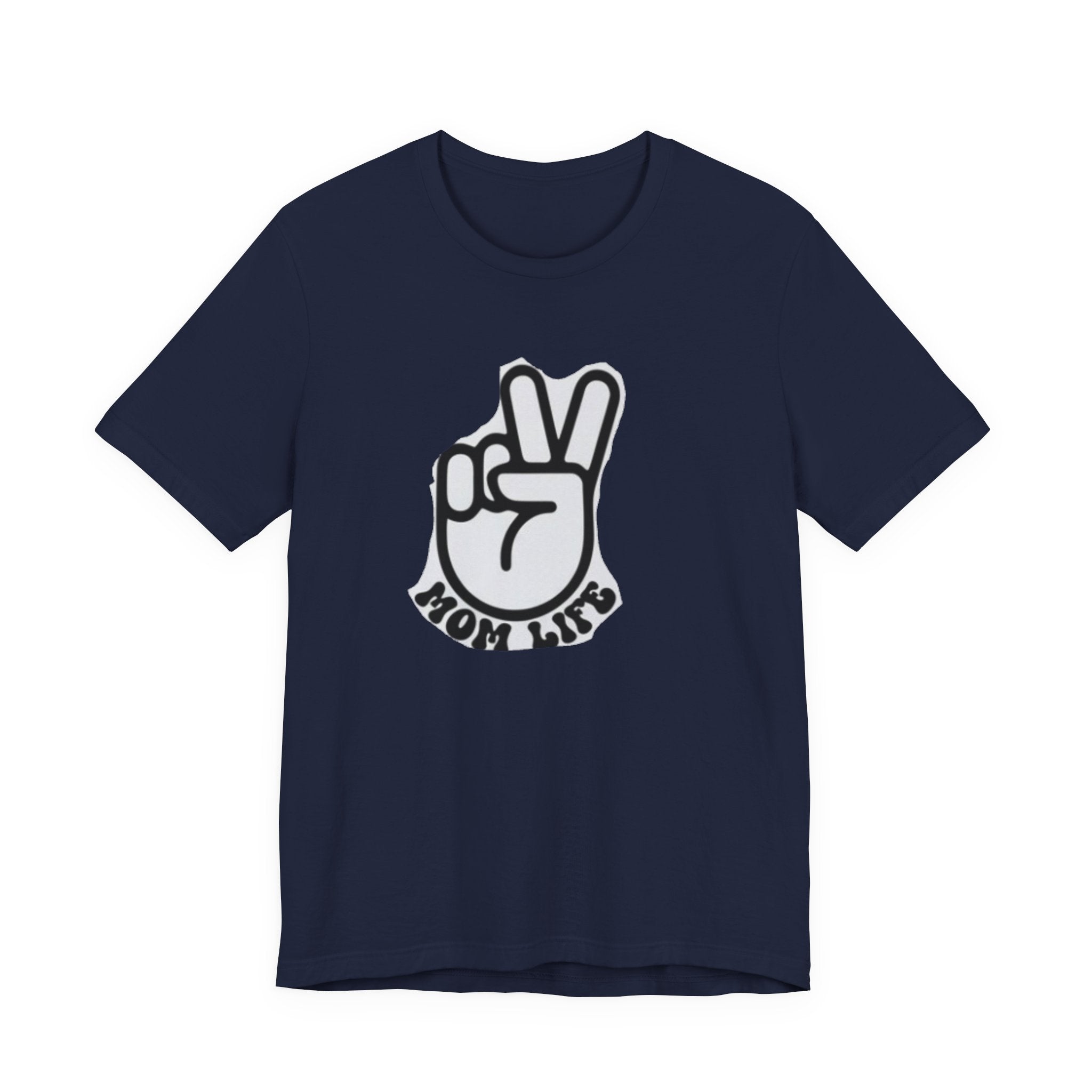 Mom Life Peace Sign T-Shirt