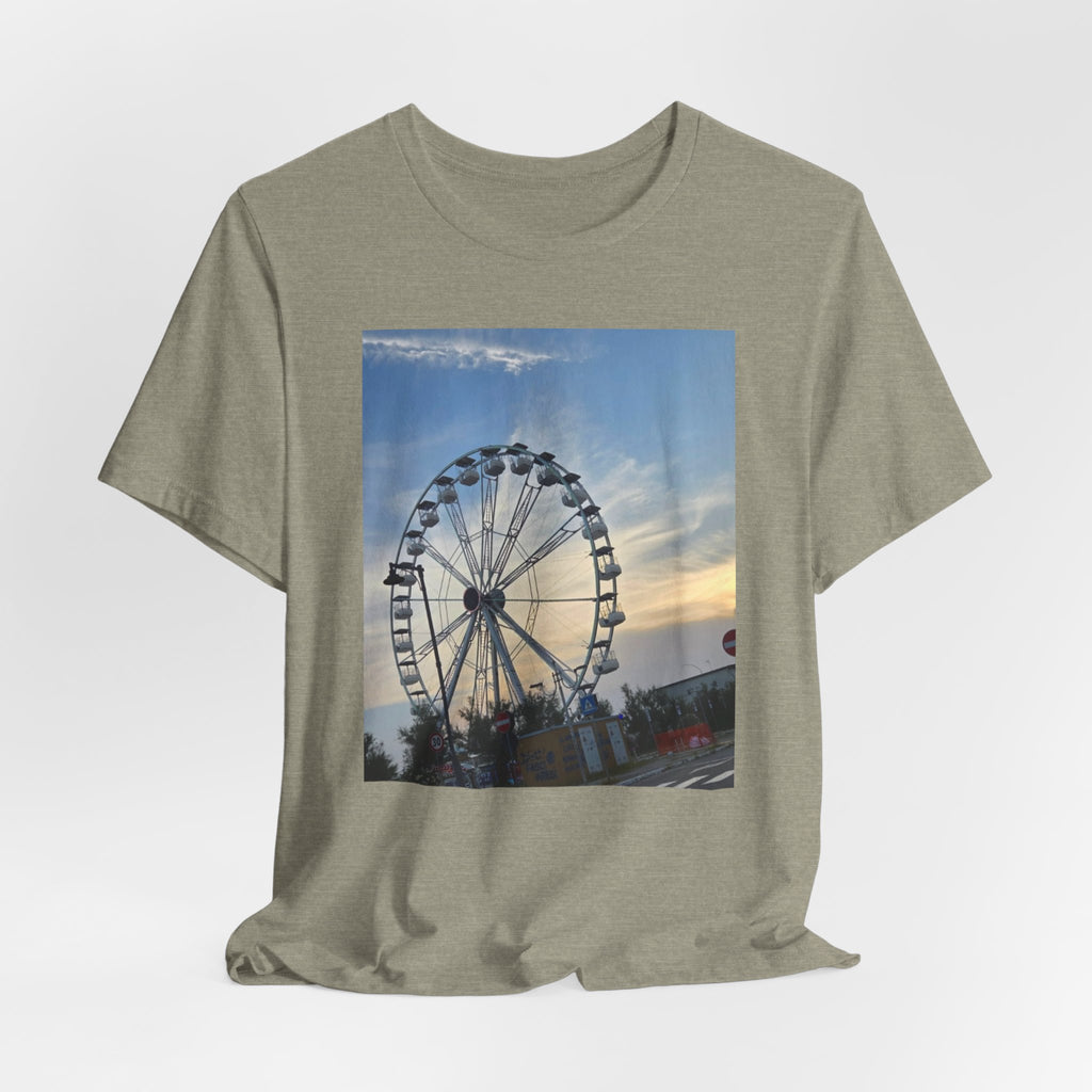 Ferris Wheel Sunset T-Shirt — Carnival Photo Tee